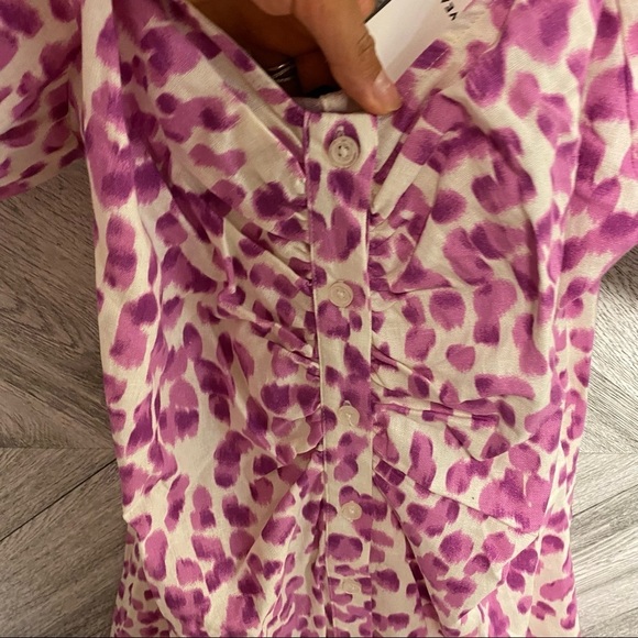 Who What Wear Empire Waist Leopard Dress - Picture 8 of 12